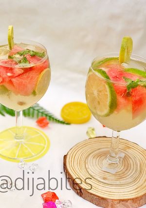 A picture of Watermelon mojito.