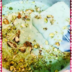 A picture of Lauki custard’s dessert.