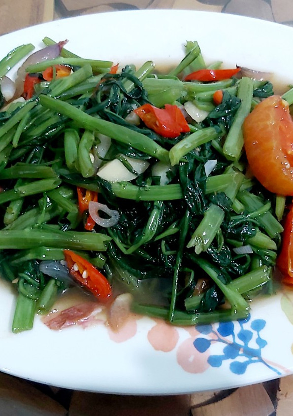 Foto resep Tumis Kangkung Saos Tiram