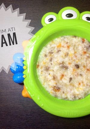 Foto resep NASI TIM ATI AYAM mpasi 10month