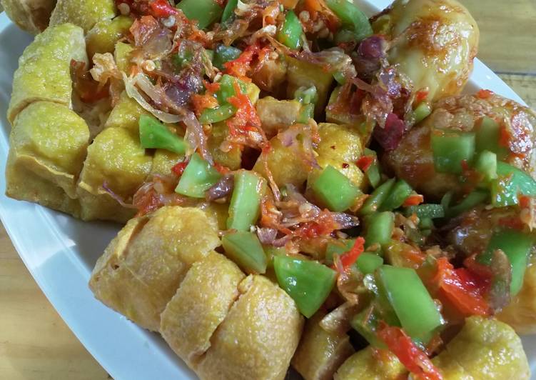 Tahu Telur Sambel Pecak