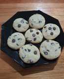 Galletas de avena con chips de chocolate