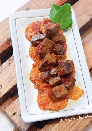 Foto resep Balado Ati Kentang Crispy