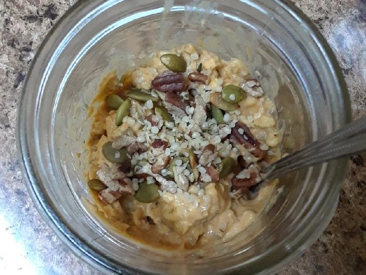 Easy Steps to Prepare Pumpkin Pie Overnight Oats the So Delicious Really delicious