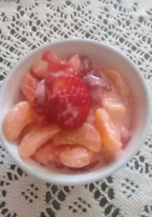 صورة لوصفة سلاط بالفواكه منعشۃ
