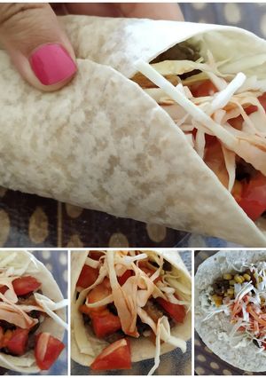 Una foto de Tacos mi versión 😋