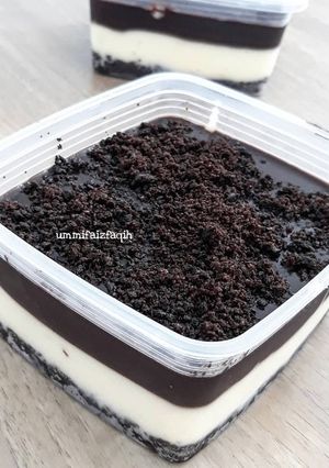 Foto resep Dessert Box Coklat Oreo (no oven, no mixer)