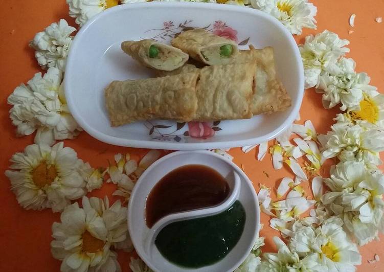 Recipe of Any-night-of-the-week Aloo Mutter Wraps