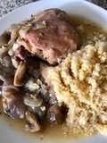 Pollo al vodka y champiñón