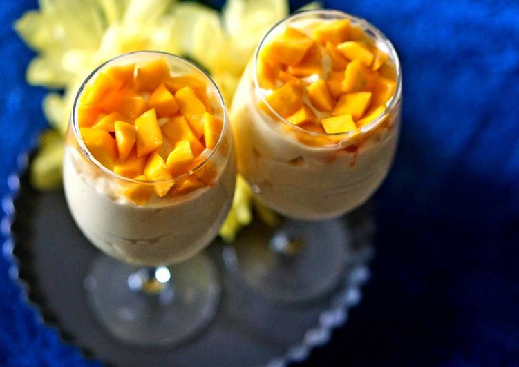 Simple Way to Make Perfect Easy Mango mousse