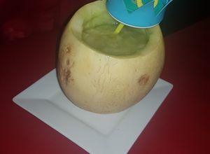 Una foto de Melancia (melón con vino)