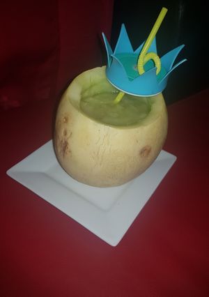 Una foto de Melancia (melón con vino)