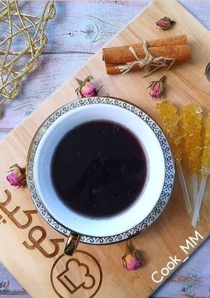 عکسی از دستور دمنوش گل گاو زبان و دارچین