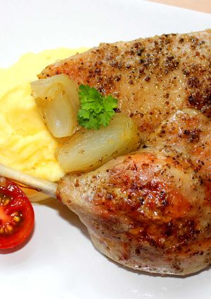 Sült kacsa recept fotója