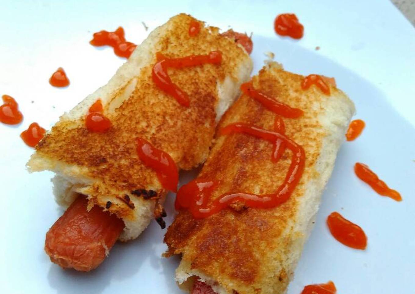 Roti keju bacon
