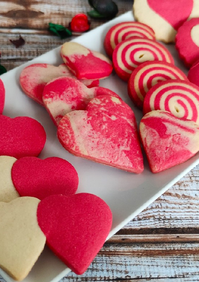 Una foto de Galletas de mantequilla para San Valentín