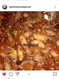 Foto resep Sambal baby cumi pedas