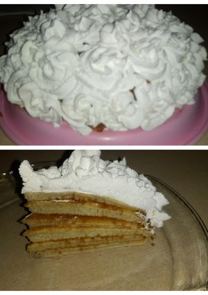 Una foto de Torta económica de hot cake☺️