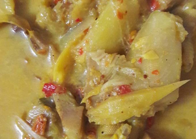 Standar Cara termudah memasak Gulai nangka ceker dijamin sesuai selera