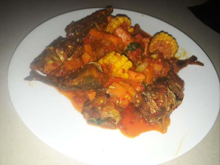 Resep Tongkol balado asam manis Anti Gagal