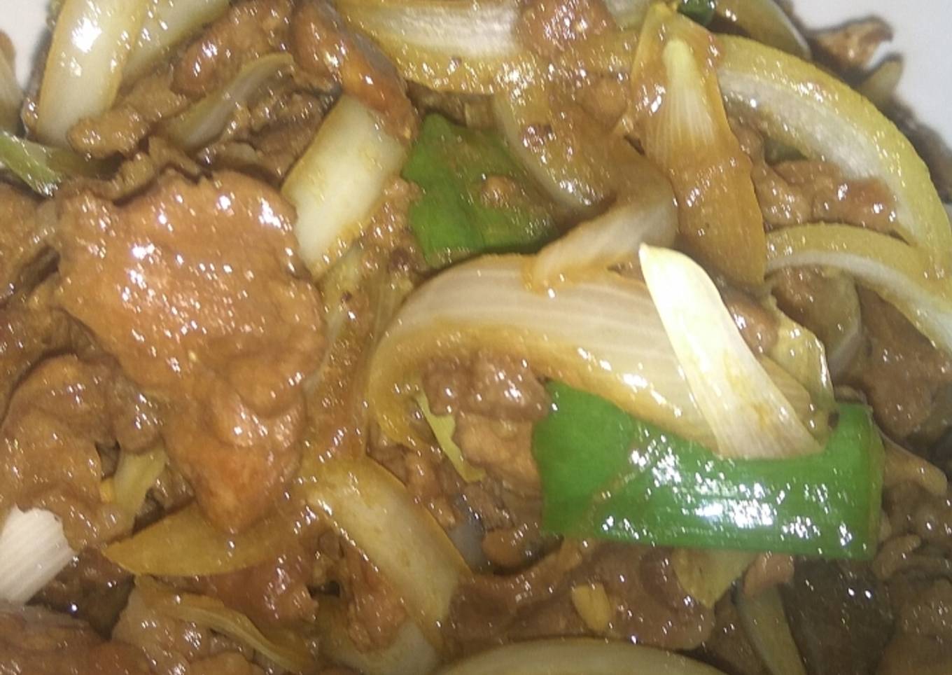 Beef teriyaki ala HokBen