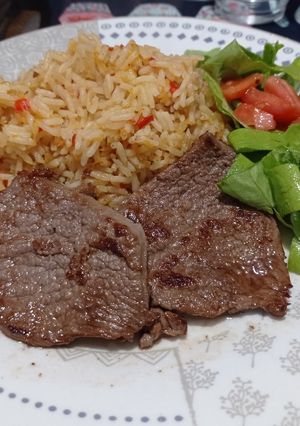 Una foto de Arroz frito exquisito