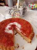 Epres bourbon🍰 pudingos gyümölcsTORTA🍰/piskóta/