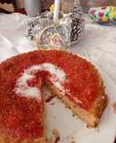 Epres bourbon🍰 pudingos gyümölcsTORTA🍰/piskóta/