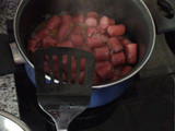 Salchichas al vino