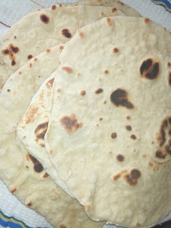 A picture of Pita bread# kitchenhuntchallenge.