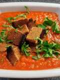 Tomato Soup with White Beans (Vegan)