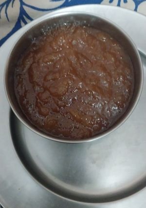 A picture of Apple jam.