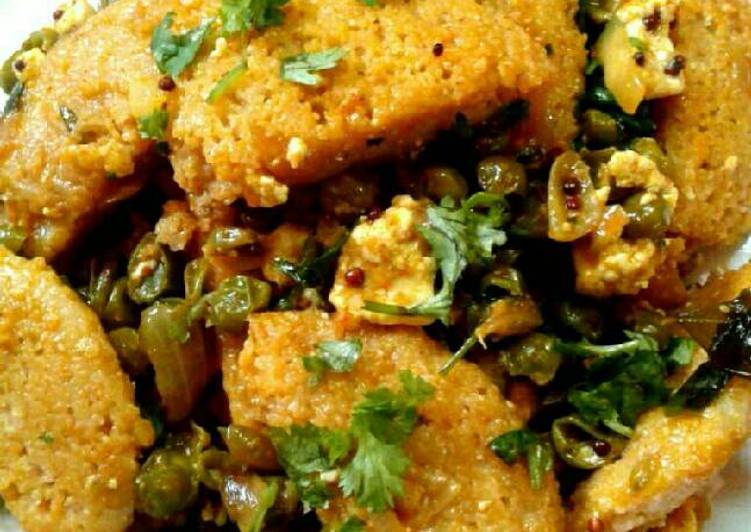 Idli from leftover daliya