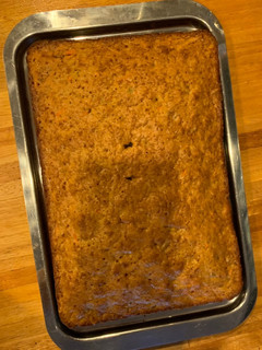 Una foto de Torta de zanahorias y nueces