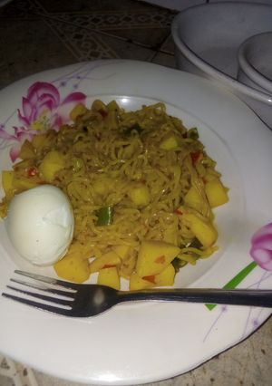 A picture of Indomie noodles##.