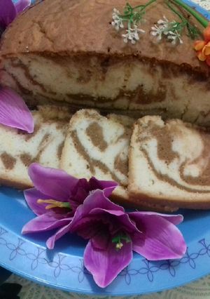 Foto resep Marmer Cake Putih Telur