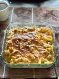 Chicken Penne Alfredo Casserole