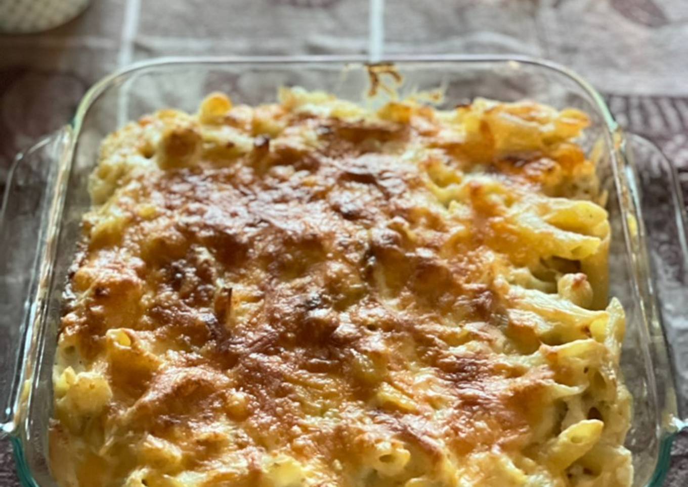 Chicken Penne Alfredo Casserole