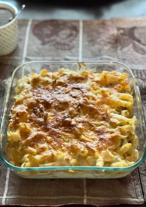 Foto resep Chicken Penne Alfredo Casserole