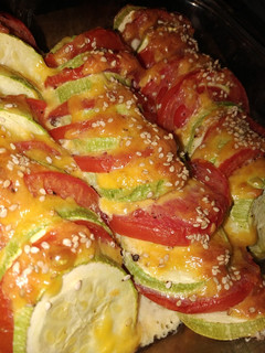 Una foto de "Pastel" de Zucchini y Tomate 🍅🥒