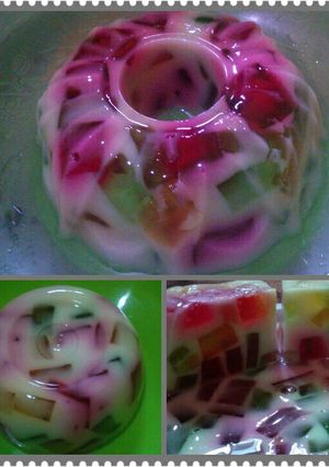 Foto resep Puding Susu Mozaik