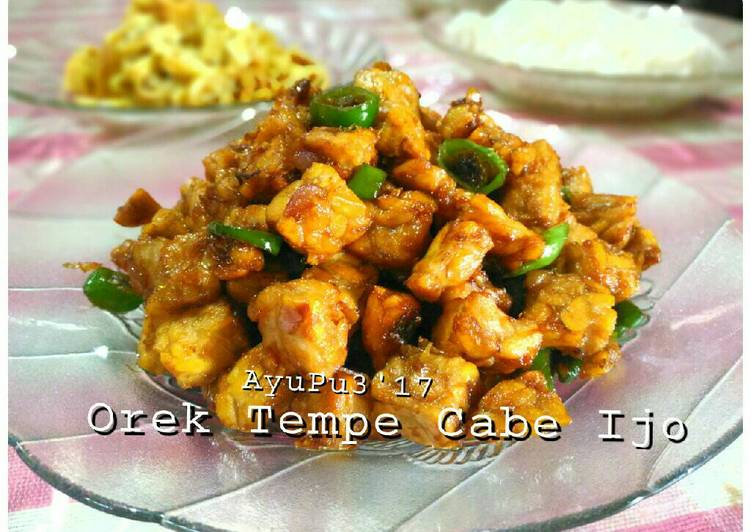 ±Orek Tempe Cabai Hijau