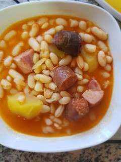 Una foto de Chícharos con bacon