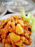 Sweet & Sour Pork with pineapple