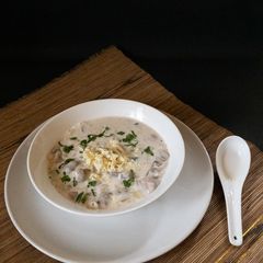 A picture of Chunky Mushroom Soup.