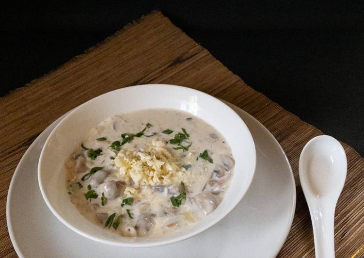 Step-by-Step Guide to Prepare Homemade Chunky Mushroom Soup