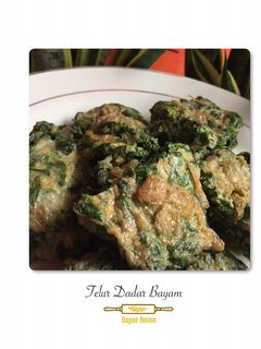 Foto resep Telur dadar bayam