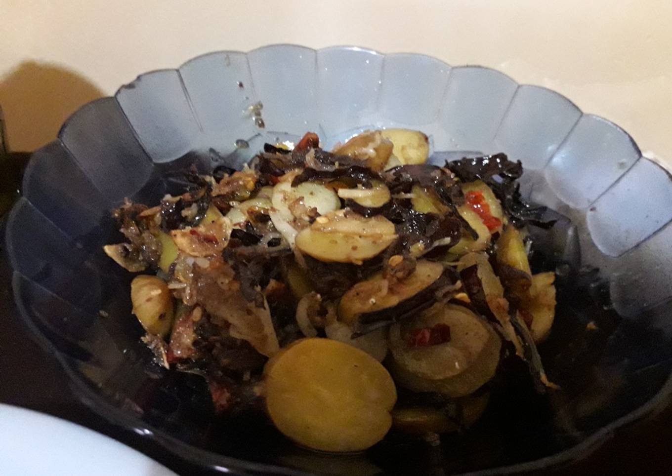 Jengkol bawang pedas