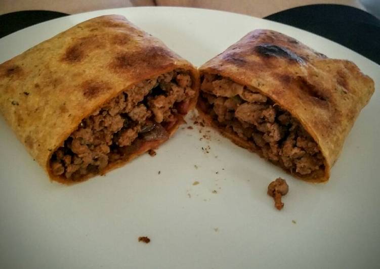 Meaty Turkey Bacon Burrito