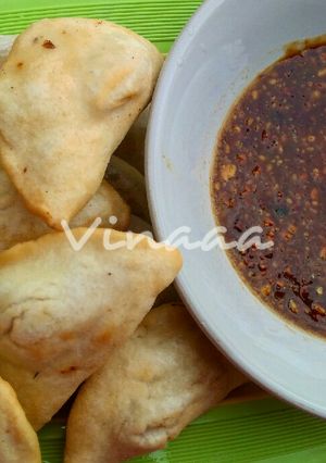 Foto resep Cireng Isi Tempe Rebon Pedas+Bumbu Rujak